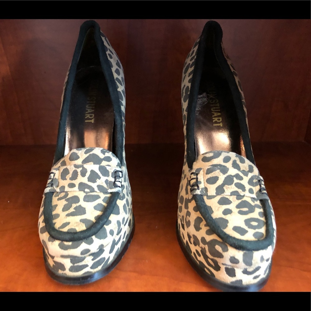 Leopard print heels
